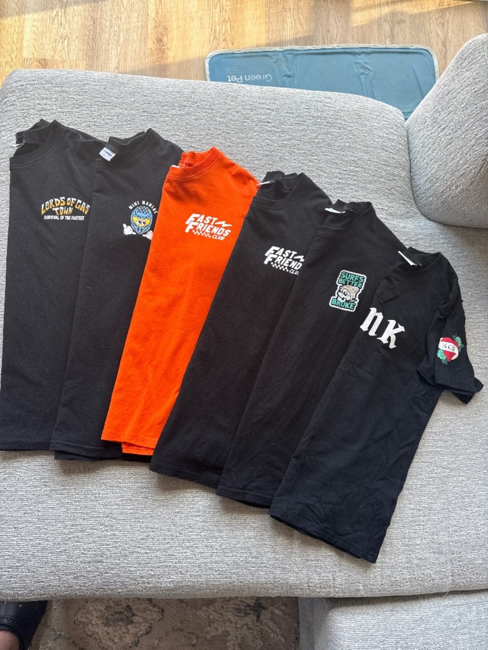 6 Little trouble bamboo tees